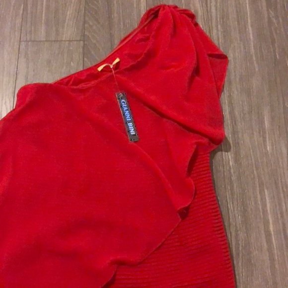 Gianni Bini one shoulder body con dress. - Picture 2 of 2